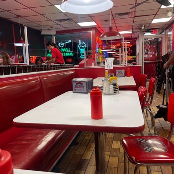Nifty Fifty's - a diner with red booths - Burgers Near Me - Philadelphia, Pennsylvania