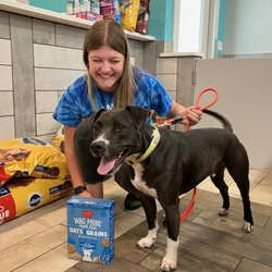 Jacksonville Animal Care and Protective Services - Banzai donating his treats to furry friends in need