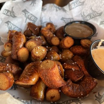 The Rail - Pretzel bites! - Burgers Near Me - Strongsville, Ohio The Rail - Pretzel bites! - Burgers Near Me - Strongsville, Ohio