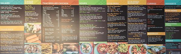 Menu photo 1 Saffron Thai San Diego, CA