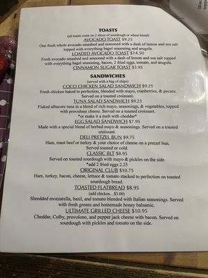 Menu photo 2 Coco Coffeehouse Leechburg, PA Menu photo 2 Coco Coffeehouse Leechburg, PA