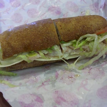 Jersey Mike's Subs - Turkey Breast Provolone Sub on wheat - Mike's Way - Sandwiches Near Me - Rancho Cucamonga, California Jersey Mike's Subs - Turkey Breast Provolone Sub on wheat - Mike's Way - Sandwiches Near Me - Rancho Cucamonga, California
