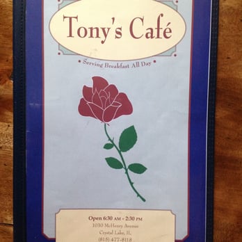 Tony's Cafe - Breakfast & Brunch Near Me - Crystal Lake, Illinois Tony's Cafe - Breakfast & Brunch Near Me - Crystal Lake, Illinois
