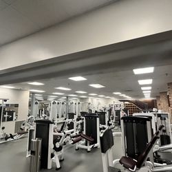 Peterson AFB, Fitness Center - Big machine room! Couldn't even get everything in the pic