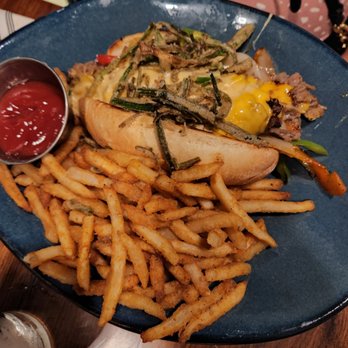 The Lab Collaborative - Phiily cheese steak - New American Near Me - Oceanside, California The Lab Collaborative - Phiily cheese steak - New American Near Me - Oceanside, California