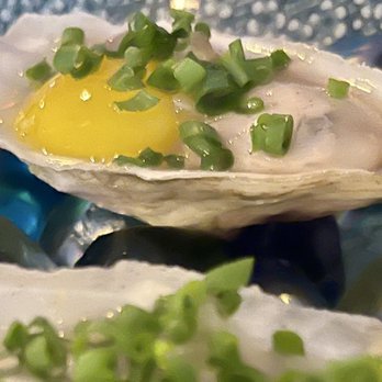 Osteria Vivo - Composed oyster with duck egg yolk - Italian Near Me - Pembroke, Massachusetts