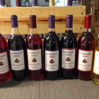Currant Mist Winery - a selection of wine bottles - Wineries Near Me - Coleman, Michigan Currant Mist Winery - a selection of wine bottles - Wineries Near Me - Coleman, Michigan