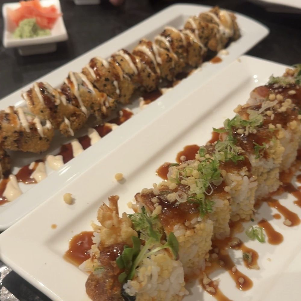 The Royal Lanai - Golden Roll and Spicy Tuna Crunch Roll - Sushi Bars Near Me - Lihue, Hawaii