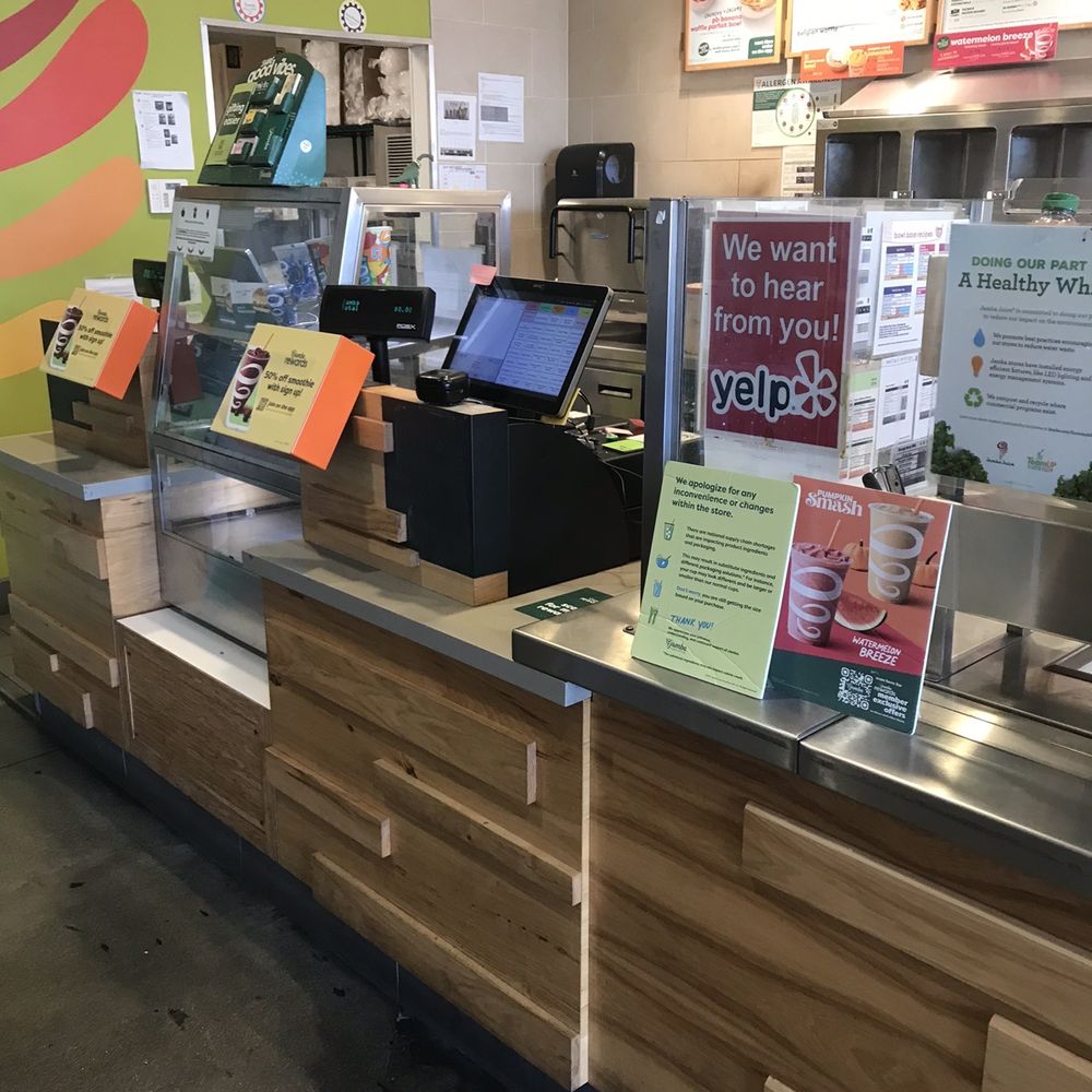 Jamba - the counter of a fast food restaurant - Juice Bars & Smoothies Near Me - Huntington Park, California Jamba - the counter of a fast food restaurant - Juice Bars & Smoothies Near Me - Huntington Park, California