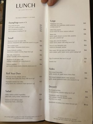 Menu photo 7 Botanic House Sydney, NSW