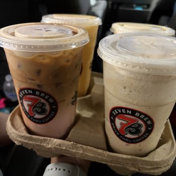 7 Brew Coffee - Raspberry truffle macchiato. Honeybun breve chiller. - Coffee & Tea Near Me - Apple Valley, Minnesota