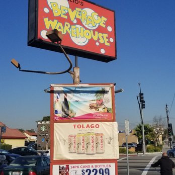 Emilio's Beverage Warehouse - Outside. Classic Sign. - Beer, Wine & Spirits Near Me - Bellflower, California