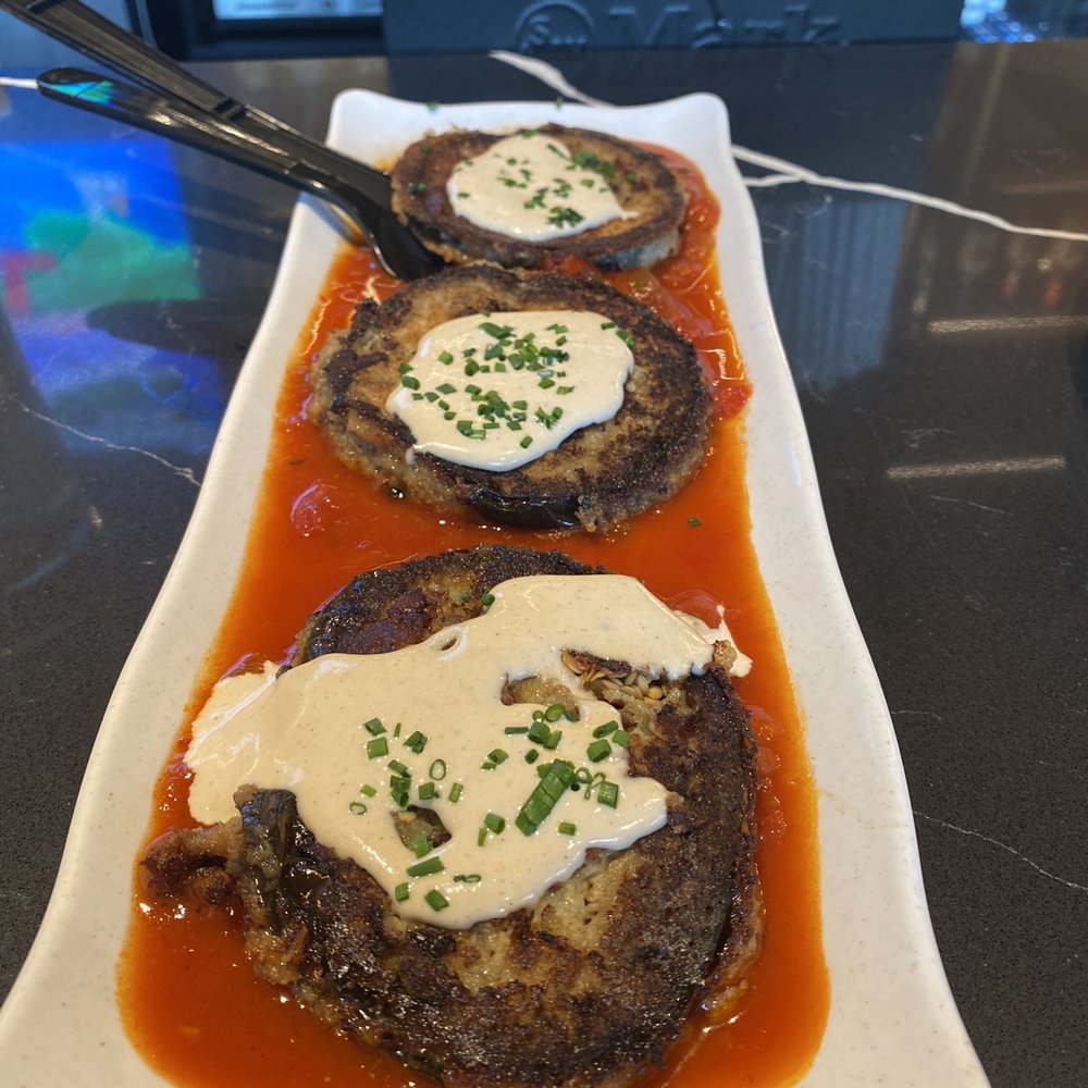 Pressed Cafe - Grilled eggplant & tahini - Breakfast & Brunch Near Me - Chelmsford, Massachusetts Pressed Cafe - Grilled eggplant & tahini - Breakfast & Brunch Near Me - Chelmsford, Massachusetts