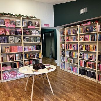 Steamy Lit - View of bookshelves from front - Bookstores Near Me - Tampa, Florida Steamy Lit - View of bookshelves from front - Bookstores Near Me - Tampa, Florida