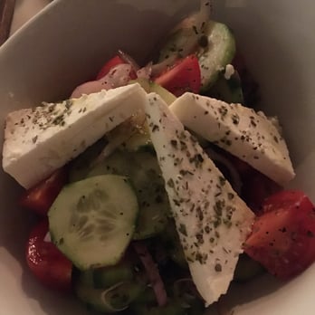 Pylos - Horiatiki with capers. The feta is delicious ! - Greek Near Me - New York, New York Pylos - Horiatiki with capers. The feta is delicious ! - Greek Near Me - New York, New York