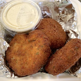 Galway Bay Irish Restaurant and Pub - Wexford Potato Cakes (from 2021) - Yukon potato, Cashel blue cheese, Asiago, sharp cheddar, onion, peppers, with ranch for dipping - Irish Near Me - Annapolis, Maryland Galway Bay Irish Restaurant and Pub - Wexford Potato Cakes (from 2021) - Yukon potato, Cashel blue cheese, Asiago, sharp cheddar, onion, peppers, with ranch for dipping - Irish Near Me - Annapolis, Maryland