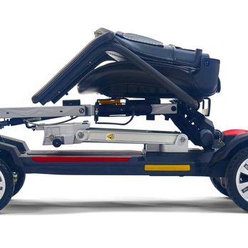 Mobility Matters - Golden Carryon Folding Scooter, folded. - Mobility Equipment Sales & Services Near Me - Maryville, Tennessee Mobility Matters - Golden Carryon Folding Scooter, folded. - Mobility Equipment Sales & Services Near Me - Maryville, Tennessee