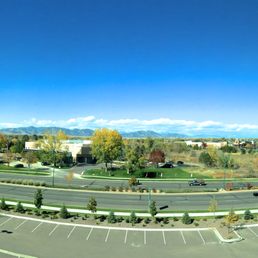 The view from our room. Church Ranch Blvd is the street you see. Amazingly quiet for being next to the road! The view from our room. Church Ranch Blvd is the street you see. Amazingly quiet for being next to the road!