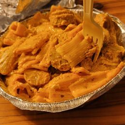 2/24/26 They're homemade vodka rigatoni. should of asked for spaghetti or angel hair forgot ordered side of Italian sausage thrown in 2/24/26 They're homemade vodka rigatoni. should of asked for spaghetti or angel hair forgot ordered side of Italian sausage thrown in