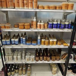 Black hair care aisle