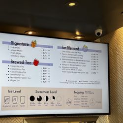 This menu may have been updated