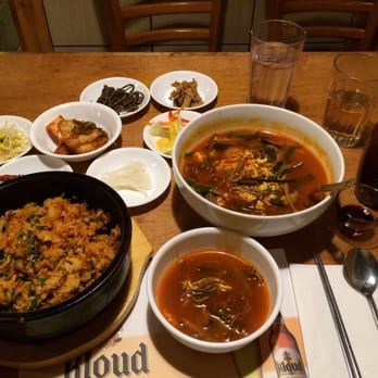 Kang Seo - An impressive and very satisfying spread. Rather a lot to manage for one person. You might want just the entrée or the soup. - Korean Near Me - Suwanee, Georgia