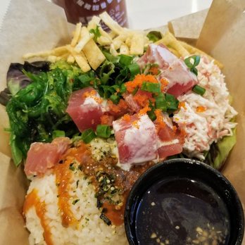 KoJa Kitchen - Get the Ahi tuna bowl, basically a really yummy poke bowl - Asian Fusion Near Me - Dublin, California