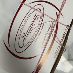 Mozzicato -De Pasquales Bakery & Pastry Shop - The pastry box--nicely tied!