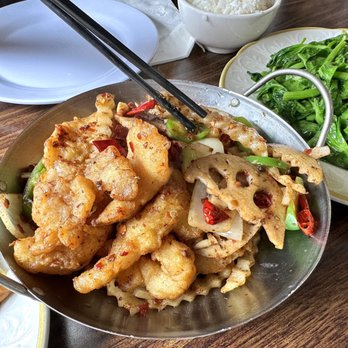 Chengdu Style Restaurant - 干锅鱼 Griddle Cooked Fish - Szechuan Near Me - Berkeley, California