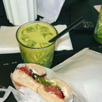 The Usual - Lox bagel, iced matcha latte - Coffee & Tea Near Me - Seattle, Washington The Usual - Lox bagel, iced matcha latte - Coffee & Tea Near Me - Seattle, Washington