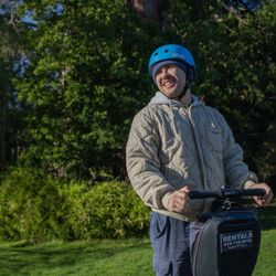 Segway SF Bay - My friend having a good time