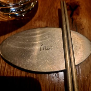 Mari - Chopstick stand beautifully engraved - Korean Near Me - New York, New York Mari - Chopstick stand beautifully engraved - Korean Near Me - New York, New York