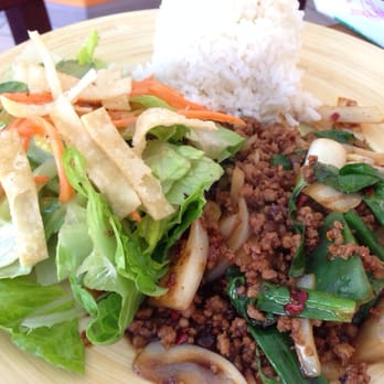 Siam I Am - Basil leaf with ground pork - Thai Near Me - Redondo Beach, California Siam I Am - Basil leaf with ground pork - Thai Near Me - Redondo Beach, California