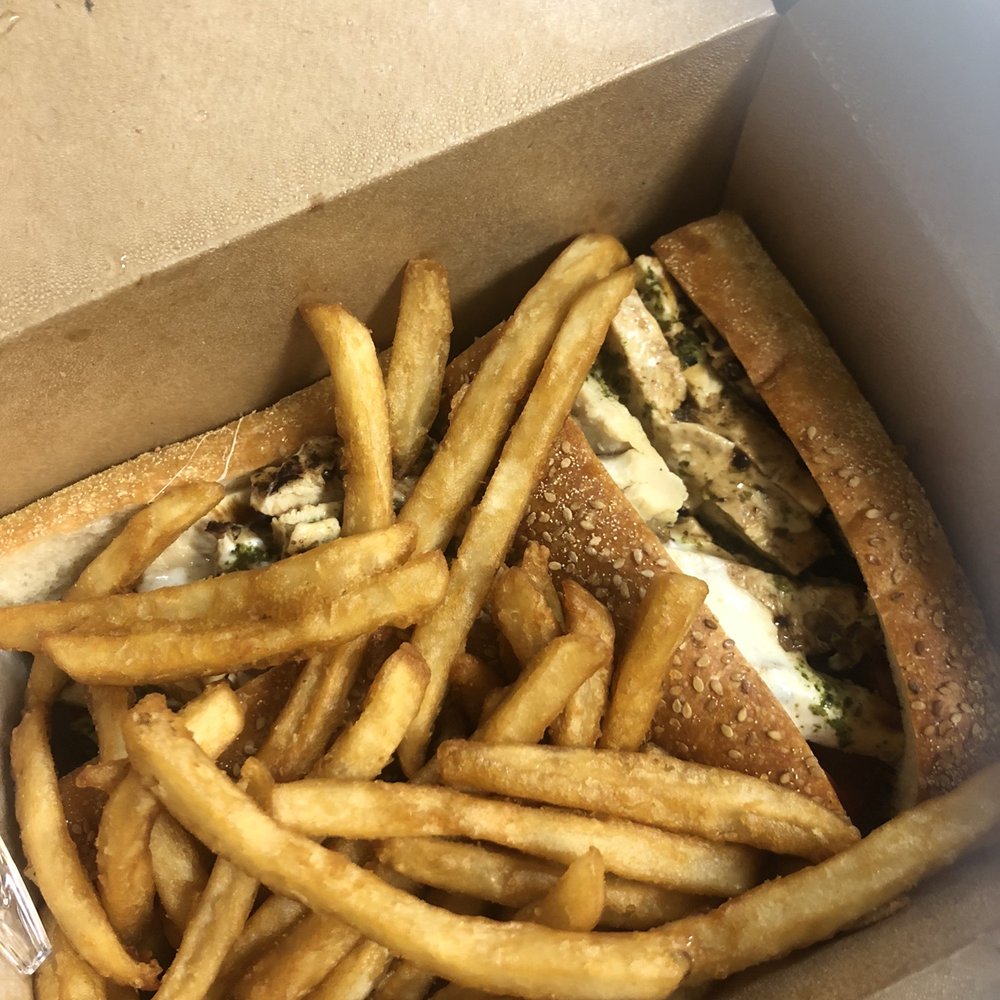 Jo Jo Pizza - french fries and a sandwich - Italian Near Me - Pleasantville, New Jersey