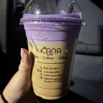 Cana Tea & Coffee - C6. Vietnamese Ube Coffee - Bubble Tea Near Me - Houston, Texas