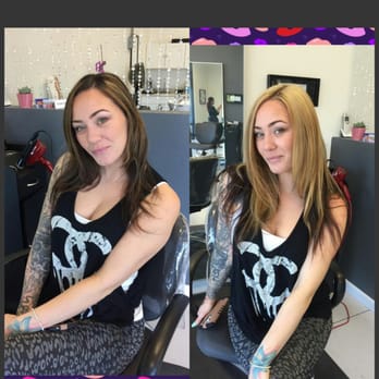 La De Da Salon - Thanx Natasha the blonde is looking good. Love it. - Hair Salons Near Me - Long Beach, California La De Da Salon - Thanx Natasha the blonde is looking good. Love it. - Hair Salons Near Me - Long Beach, California