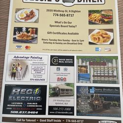 Jessie’s Diner - Menu