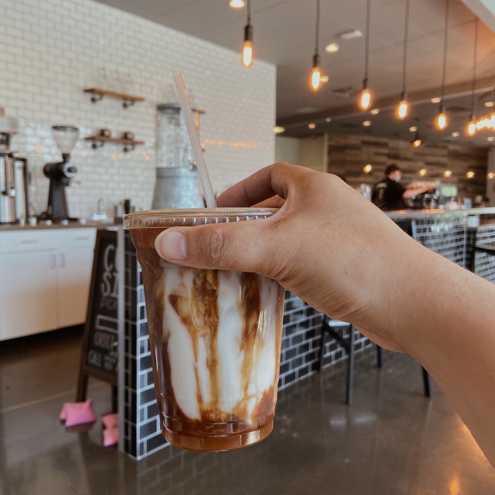 Gather - Iced Caramel Macchiato - Coffee & Tea Near Me - Chesapeake, Virginia