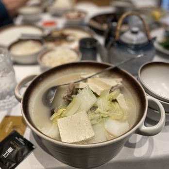 JiangNan - Boston - Tofu and vegetables duck bones soup - Chinese Near Me - Boston, Massachusetts