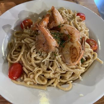 Hook & Reel Cajun Seafood & Bar - Garic Noodles with prawns - Seafood Near Me - Sacramento, California Hook & Reel Cajun Seafood & Bar - Garic Noodles with prawns - Seafood Near Me - Sacramento, California