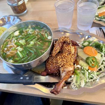 The Boat - Garlic Chicken with Egg Noodle Soup - Vietnamese Near Me - Seattle, Washington The Boat - Garlic Chicken with Egg Noodle Soup - Vietnamese Near Me - Seattle, Washington