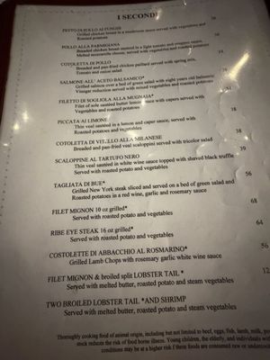 Menu photo 7 Luna Rossa Henderson, NV
