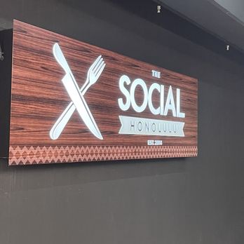 The Social Honolulu - The sign gives it away - American Near Me - Honolulu, Hawaii The Social Honolulu - The sign gives it away - American Near Me - Honolulu, Hawaii