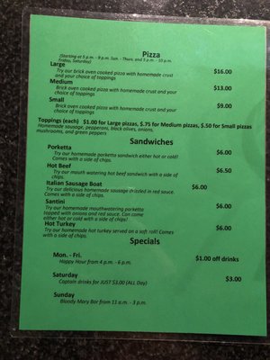 Menu photo 3 Bimbo's Wine Press Iron Mountain, MI