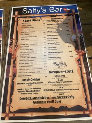 Menu photo 1 Inlet View Bar & Grill Shallotte, NC