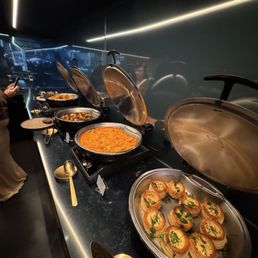 The ViP suite buffet The ViP suite buffet