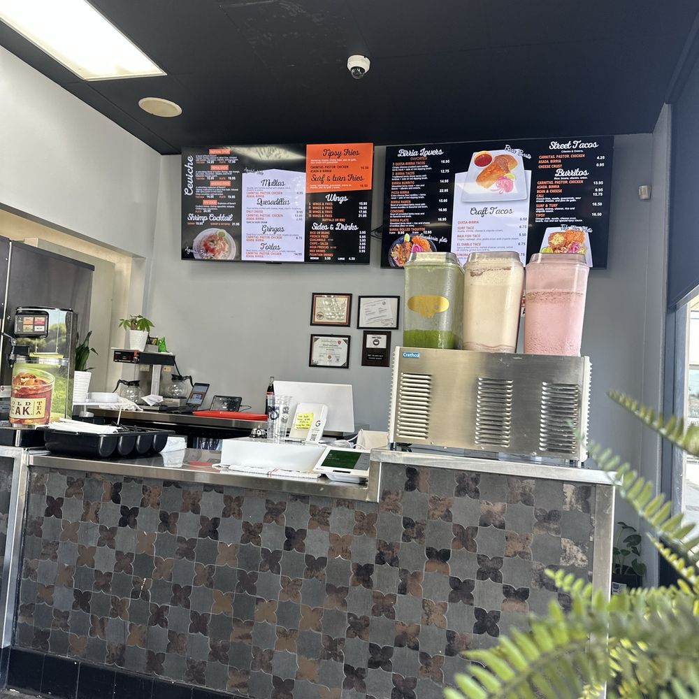 Tipsy Tacos - The front counter and menu board - Tacos Near Me - Hemet, California Tipsy Tacos - The front counter and menu board - Tacos Near Me - Hemet, California