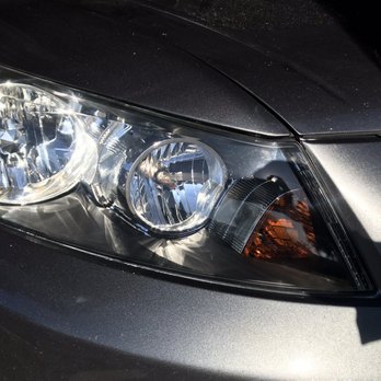 Deluxe Detail & Window Tint - Passanger side restored headlight - Auto Detailing Near Me - Mesa, Arizona