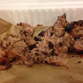 Dickey's Barbecue Pit - Brooksville - This is what I was given in a togo box instead of actual meat. This was completely the fat cap off of the Brisket with no actual meat on it. - Barbeque Near Me - Brooksville, Florida