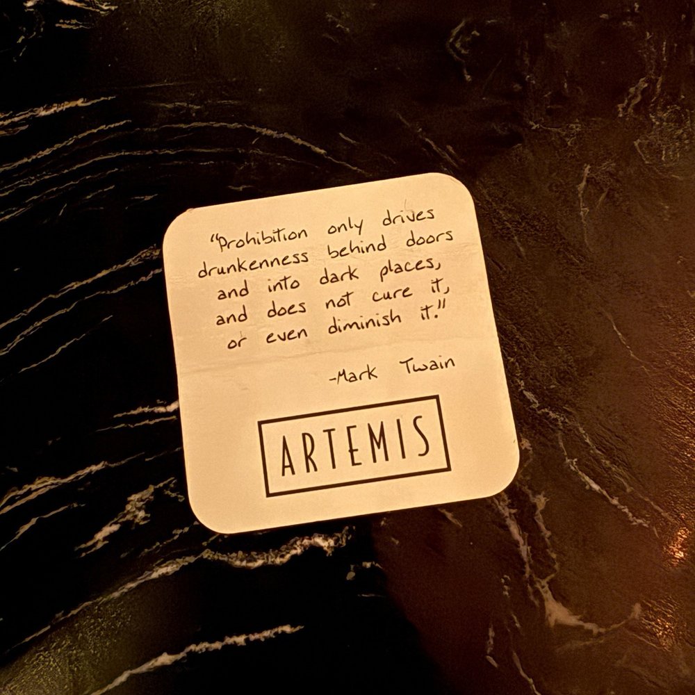 Little quotes on the tables. Little quotes on the tables.